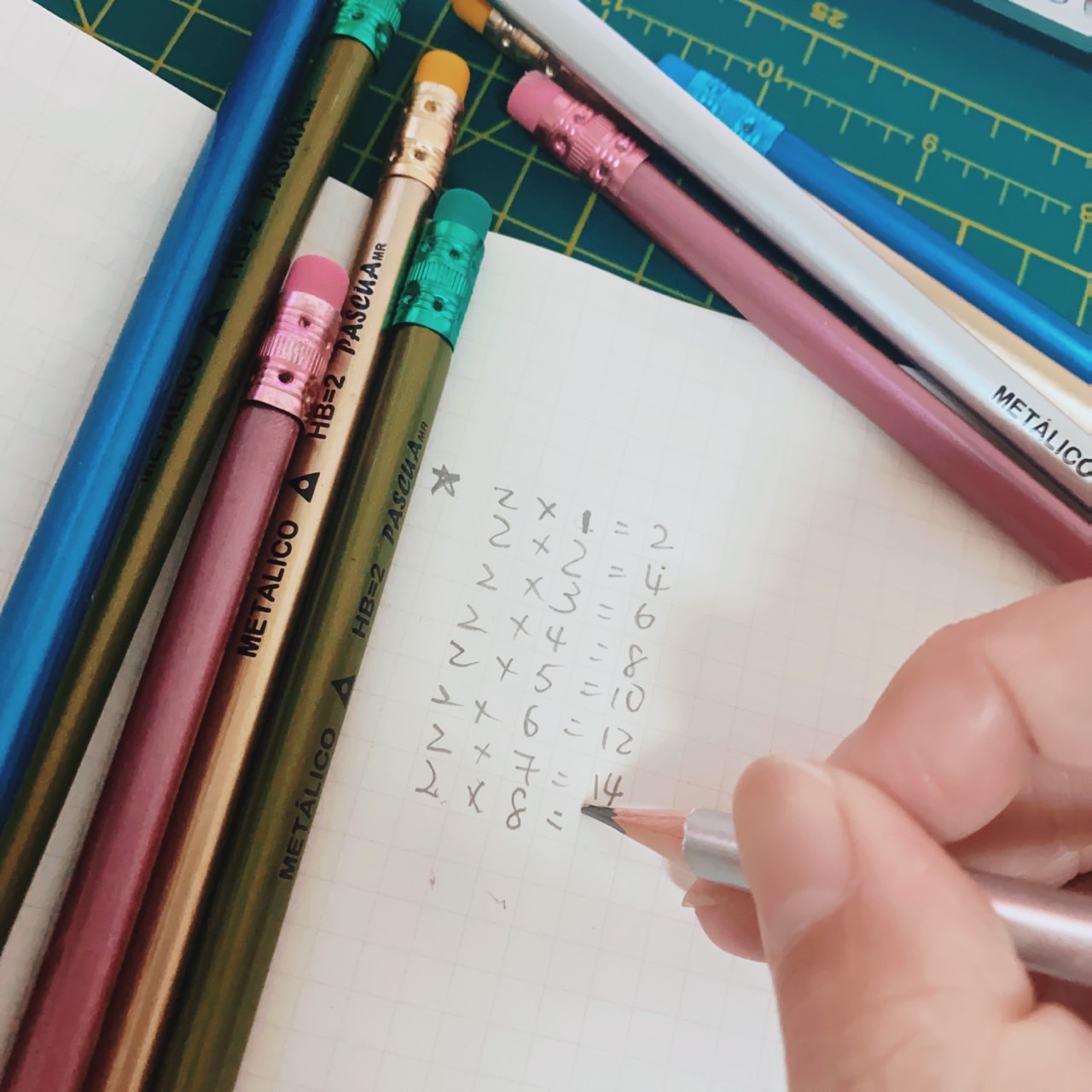 Caja 10 Lápices de grafito 2HB ergonomico Triangulares con GOMA, Cuerpo de Colores Metalico, Útiles Escolares Para Diestros y Zurdos