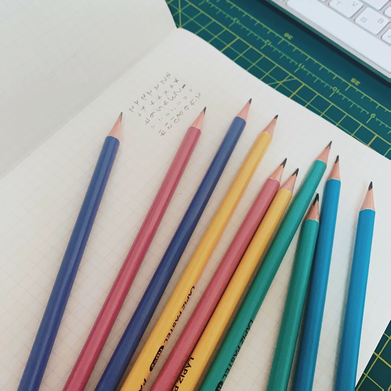 10 Lápices de grafito Negro HB=2 ergonomico Triangulares con GOMA en color, Cuerpo de Color PASTEL, Útiles Escolares Para Diestros y Zurdos
