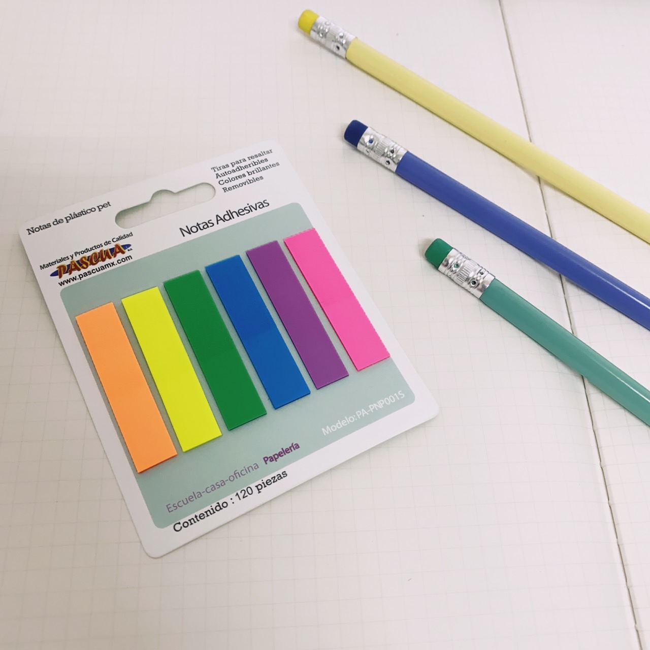 120 Notas Adhesivas Índices Adhesivos Post-it Sticky Notes Marcadores Adhesivos Pestañas Adhesivas de Colores para Marcar Hojas Informes Libros Páginas Carpetas