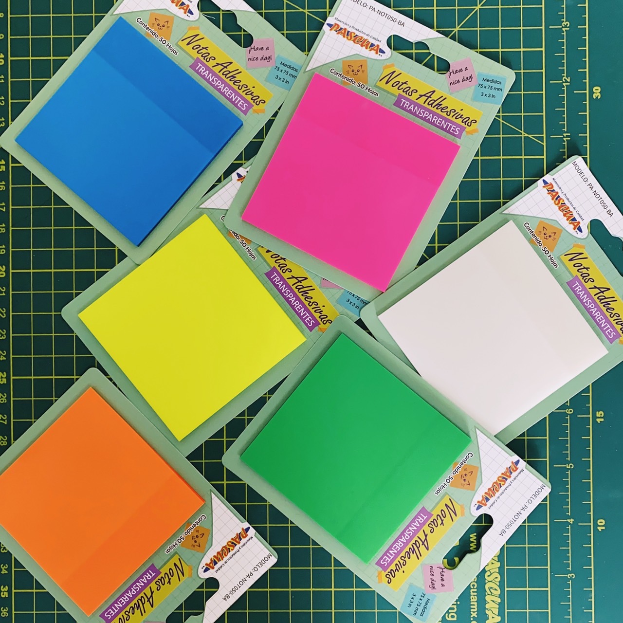 Notas Adhesivas Marcadores Adhesivos Pestañas Adhesivas para Marcar Hojas Informes Libros Páginas Carpetas para escuela, universidad, proyecto, libreta, cuaderno, oficina y trabajo