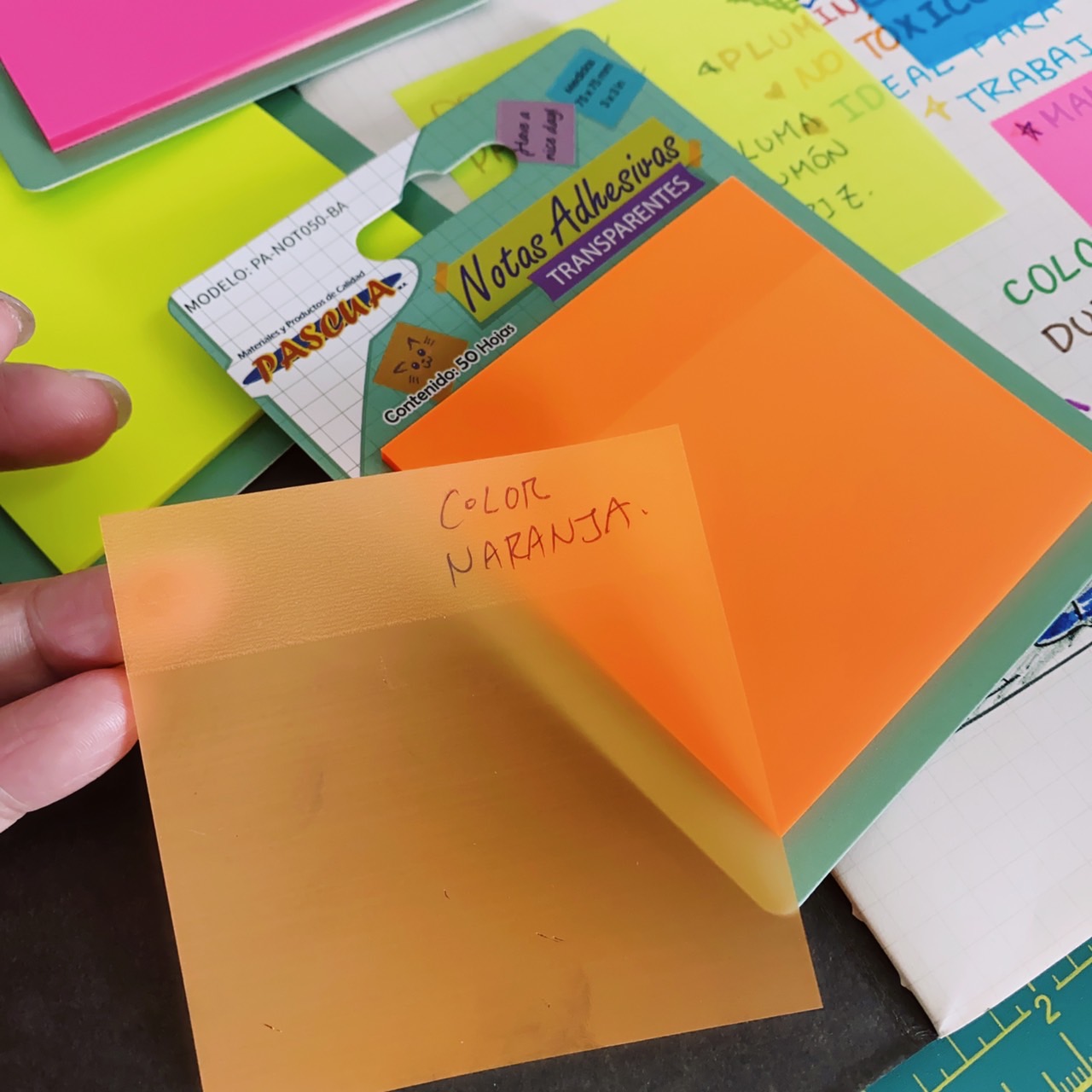 5 Block de Notas Adhesivas Marcadores Adhesivos Pestañas Adhesivas para Marcar Hojas Informes Libros Páginas Carpetas para escuela, universidad, proyecto, libreta, cuaderno, oficina y trabajo Color surtido