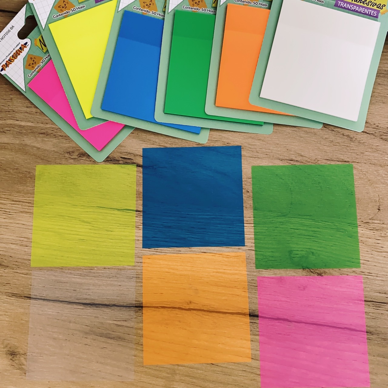 5 Block de Notas Adhesivas Marcadores Adhesivos Pestañas Adhesivas para Marcar Hojas Informes Libros Páginas Carpetas para escuela, universidad, proyecto, libreta, cuaderno, oficina y trabajo Color surtido