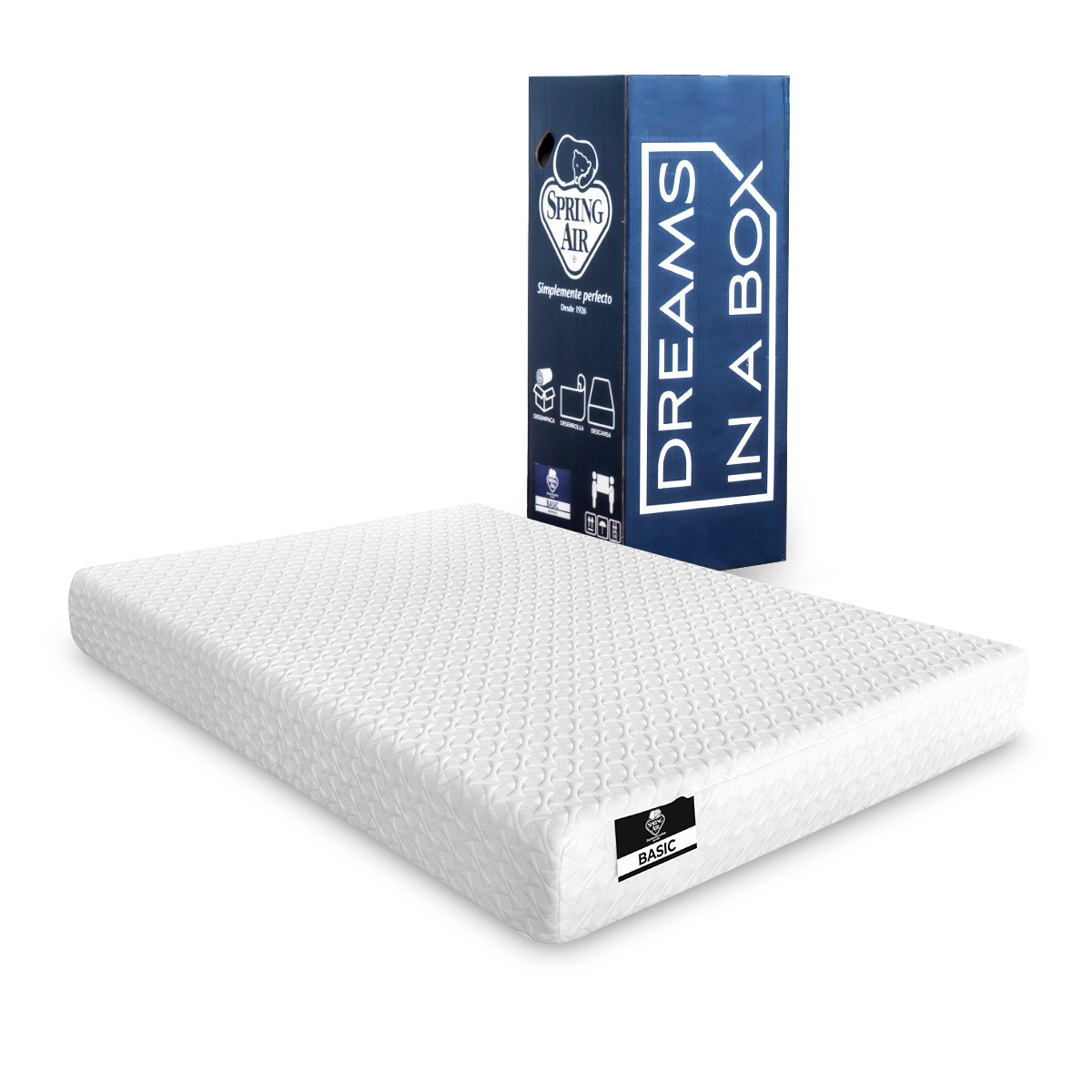 Colchón Individual Spring Air Dreams in a Box Basic