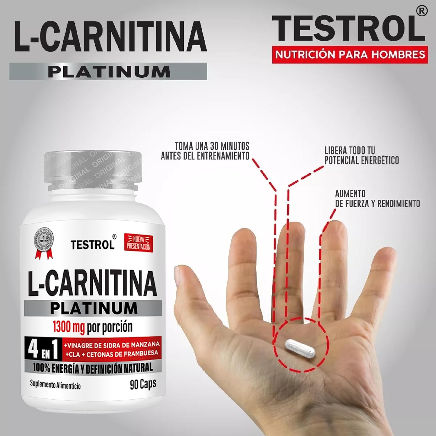 L Carnitina Platinum 90 cápsulas