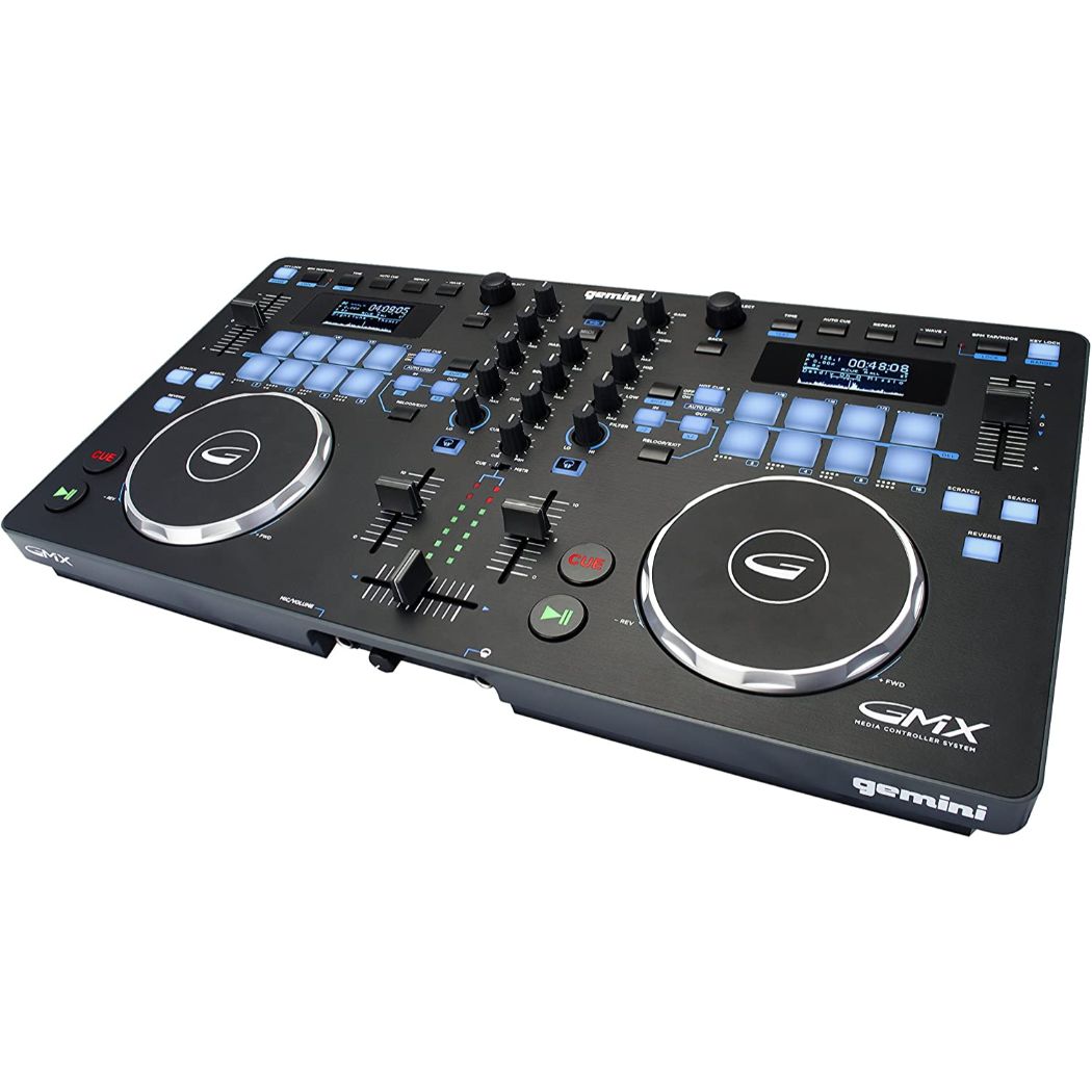 Controlador para Dj GMX GEMINI 2 canales/USB/RCA/Virtual Dj