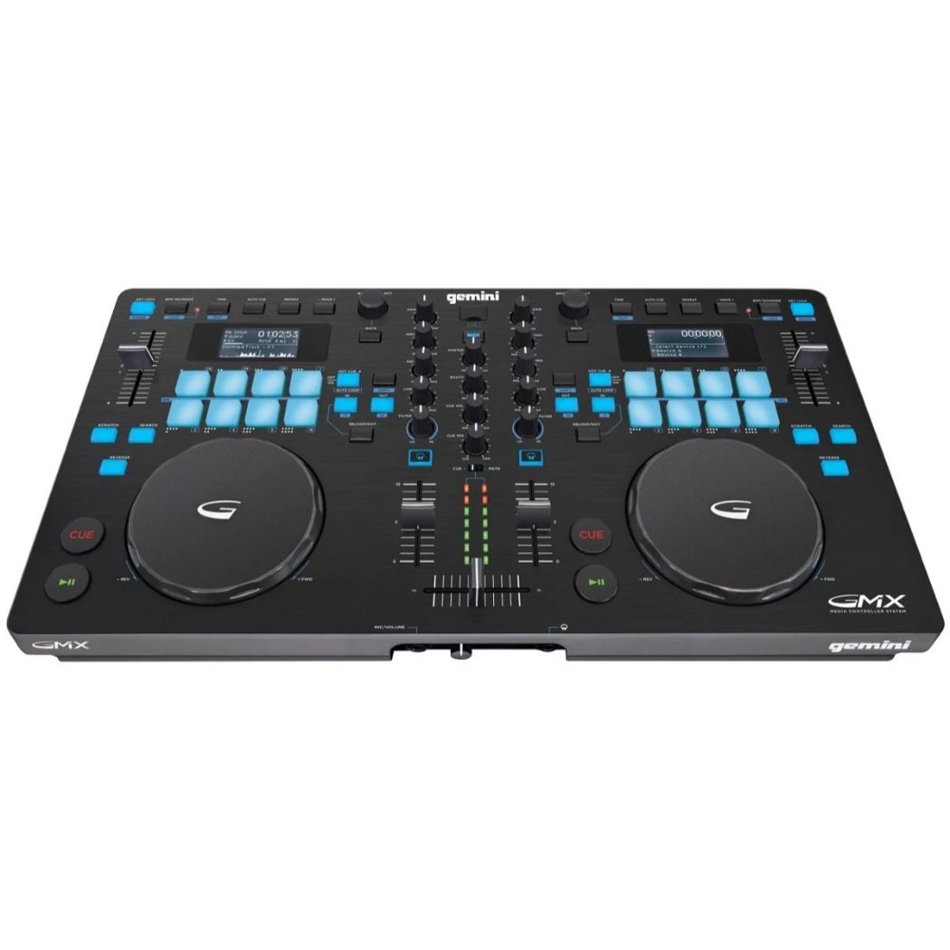 Controlador para Dj GMX GEMINI 2 canales/USB/RCA/Virtual Dj