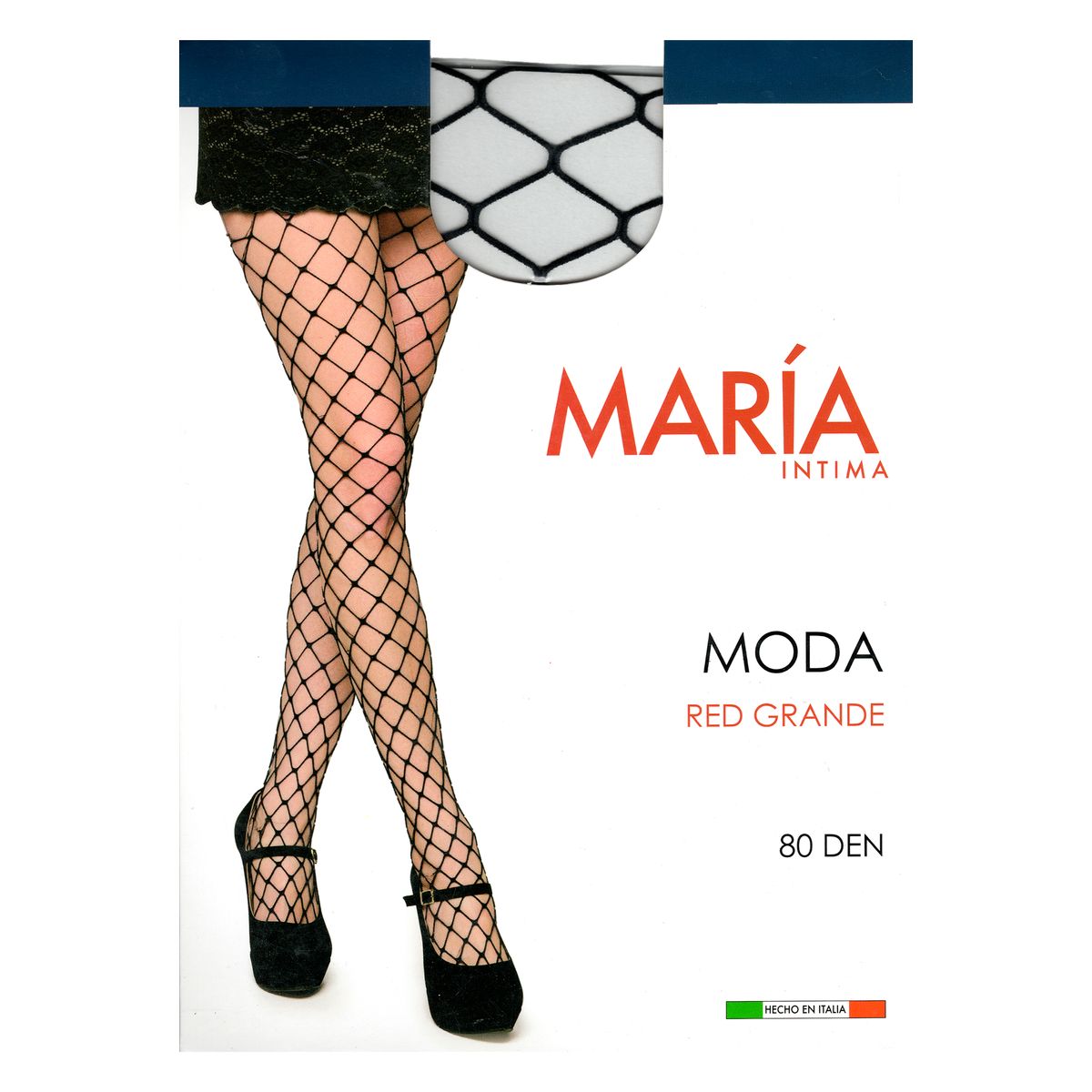 Pantimedia  red grande 80 Den. Marca: MI Medias.