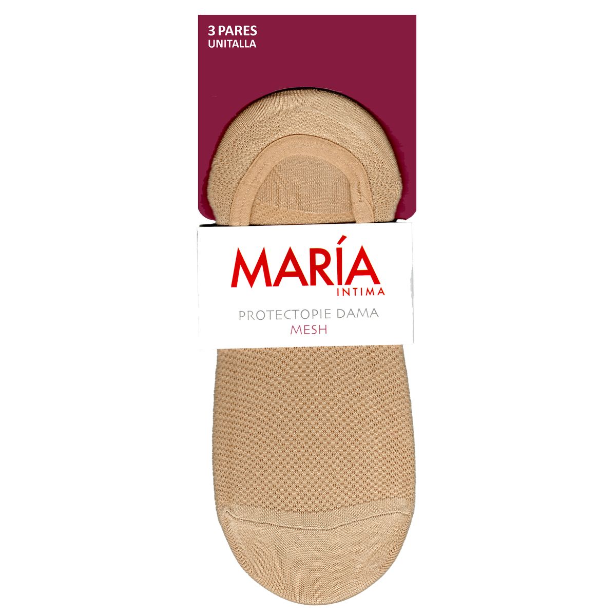 Protectopie dama elaborado en mesh liso. Marca: MI Medias..