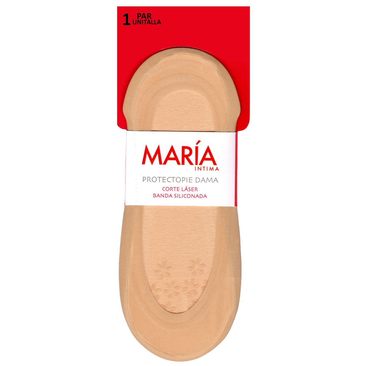 Protectopie dama corte laser banda siliconada. Marca: MI Medias..