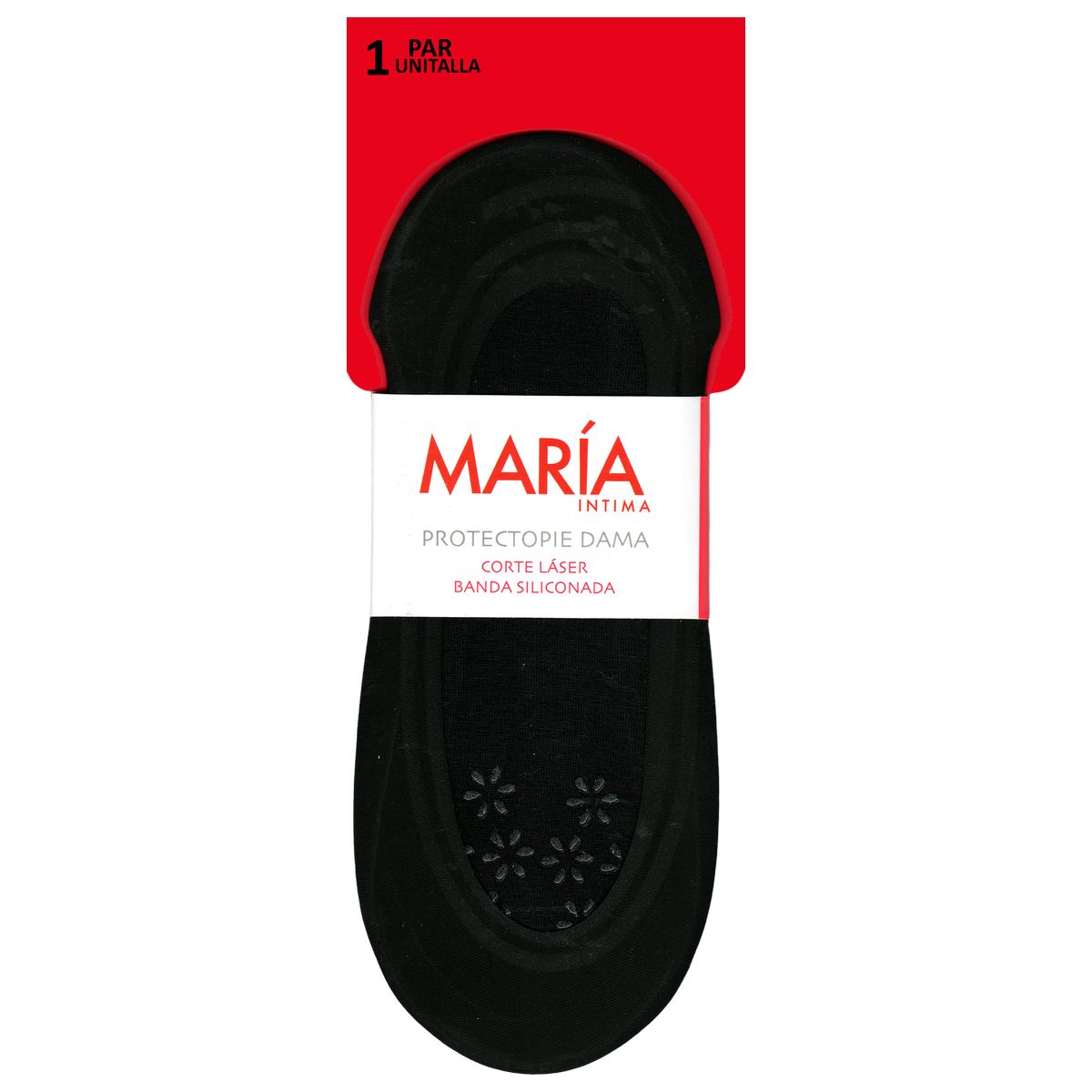 Protectopie dama corte laser banda siliconada. Marca: MI Medias..