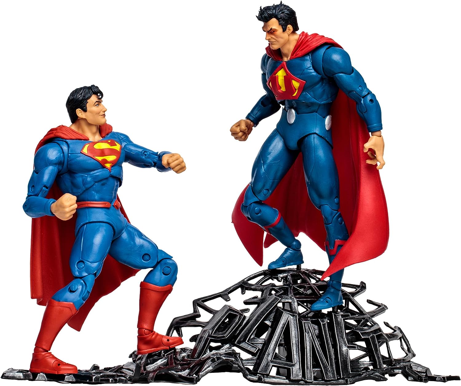 Dc Multiverse Superman Vs. Superman Of Earth-3 With Atomica