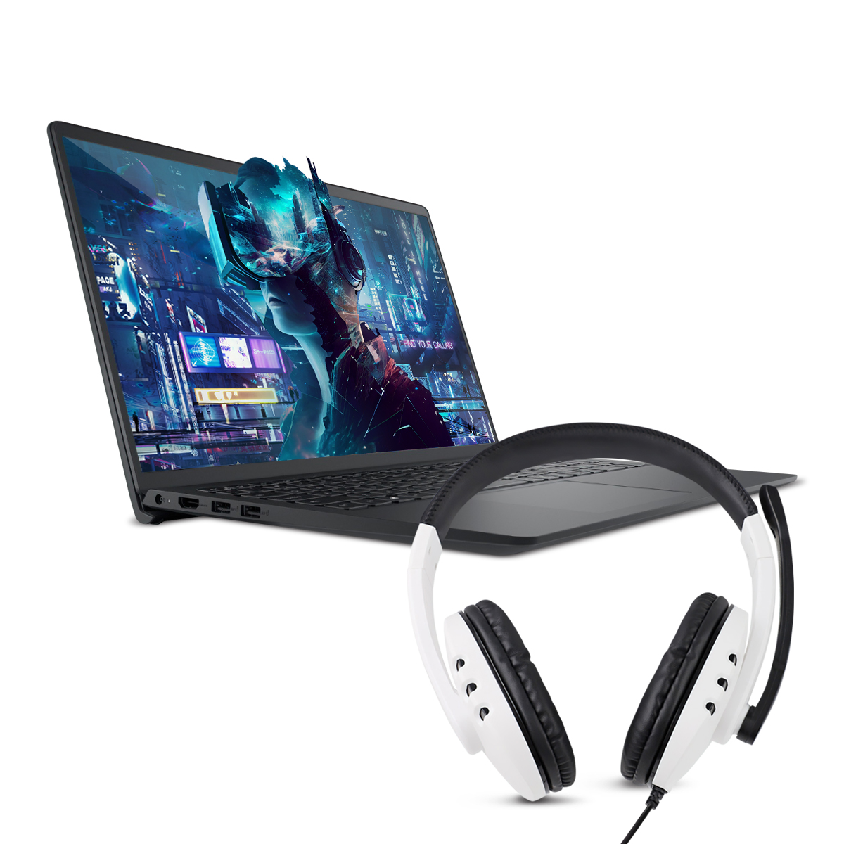 Combo Laptop DELL Inspiron 15 3525 amd Ryzen 7 16GB 1TB ssd 15.6Pulg FHD w11h us + Audifonos.