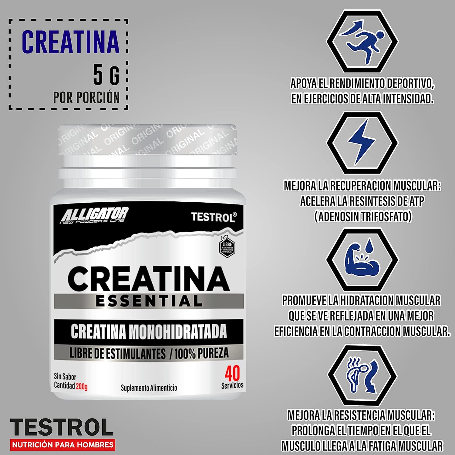Creatina Essential 40 servicios