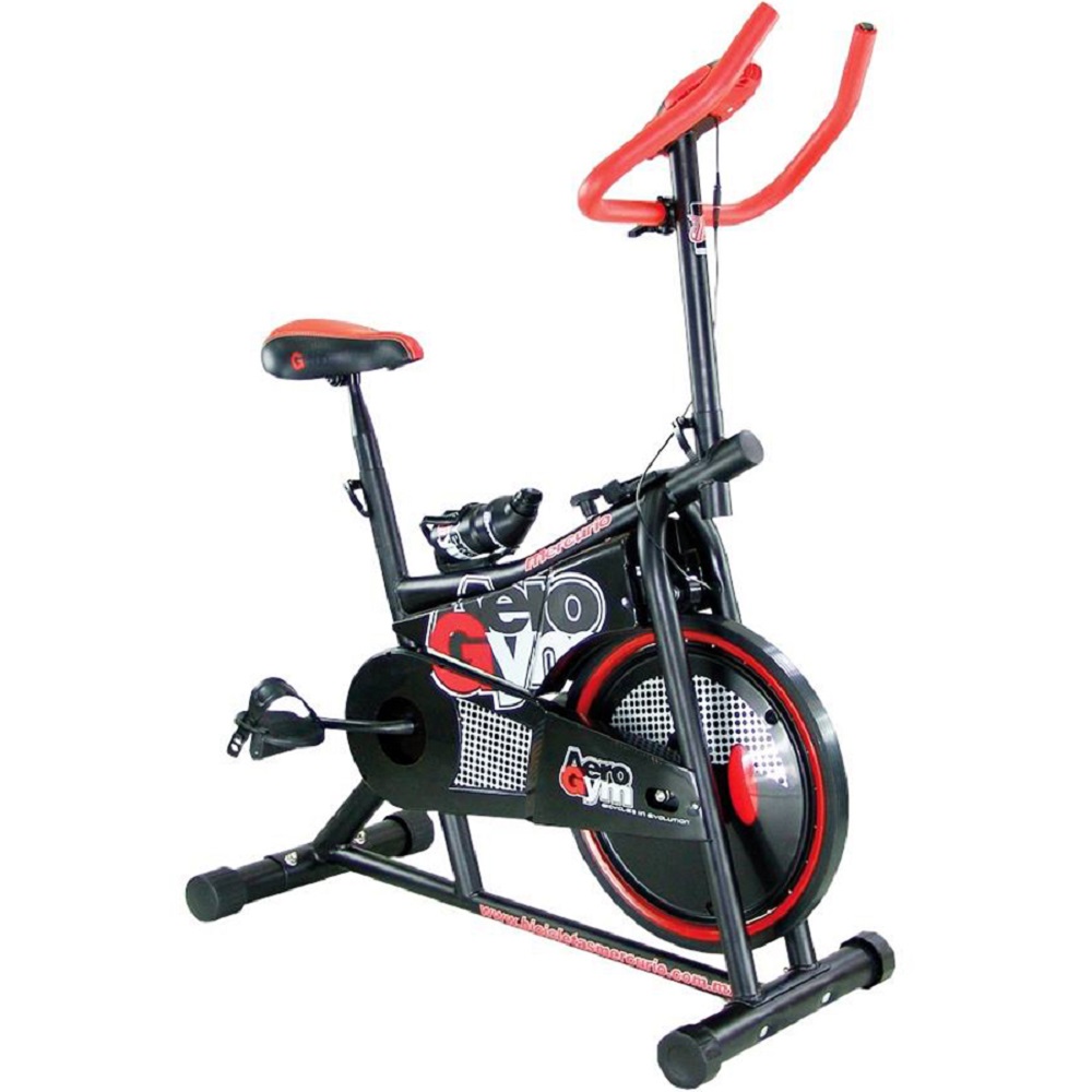 Bicicleta Ejercicio Fija Mercurio Aerogym Rojo