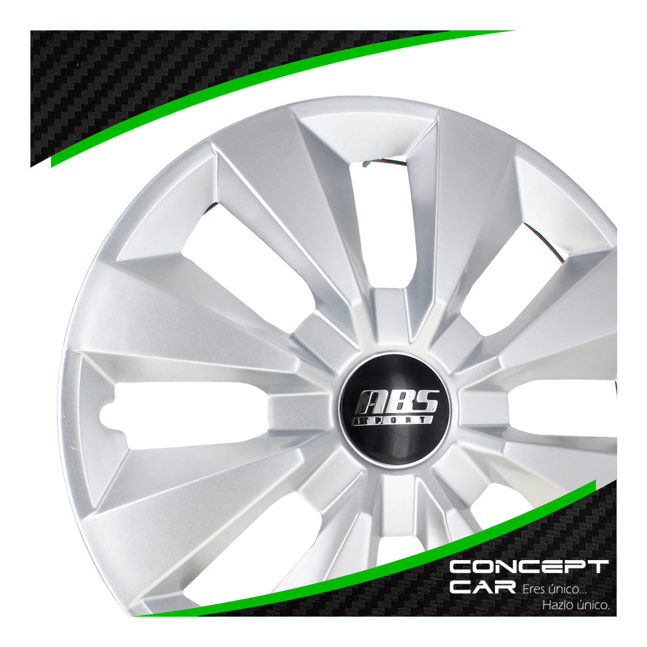 Juego 4 Tapones De Rin 14 Pulgadas Abs Tipo Gol Universal