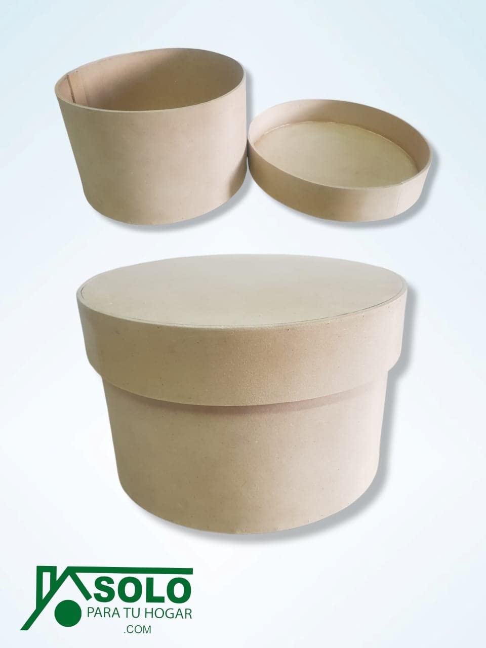 Caja De Madera Redonda Para Regalo, Parejas,cumpleaños Spth