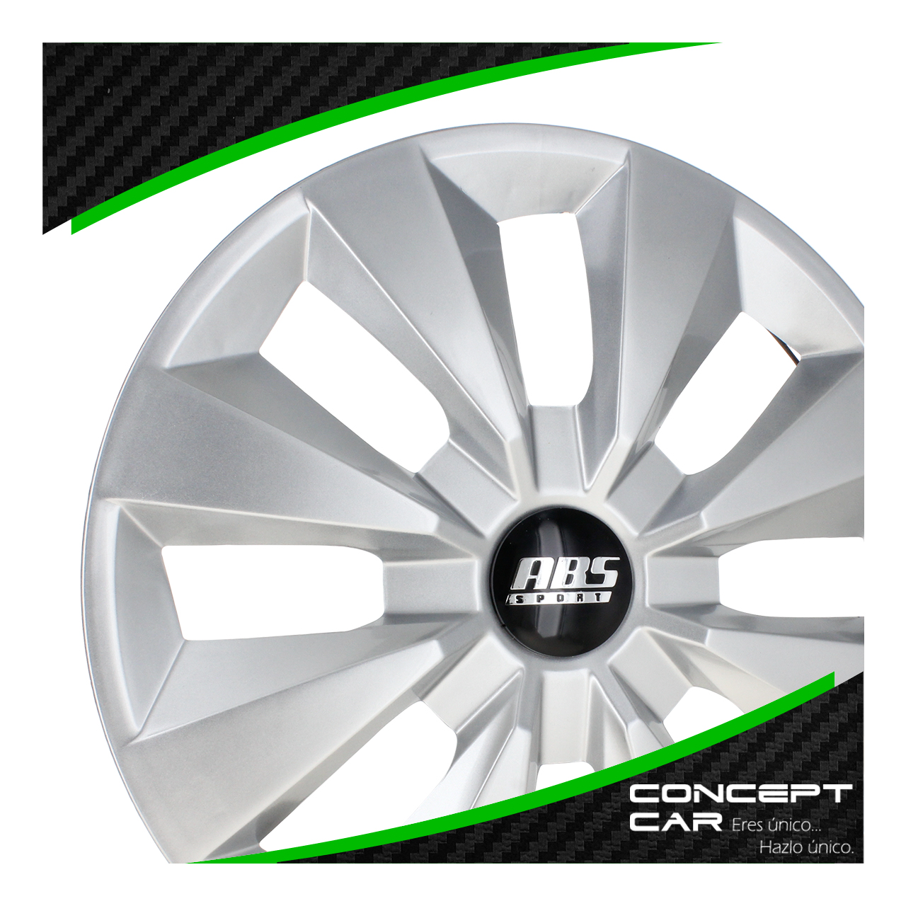 Juego 4 Tapones De Rin 15 Pulgadas Abs Tipo Gol Universal