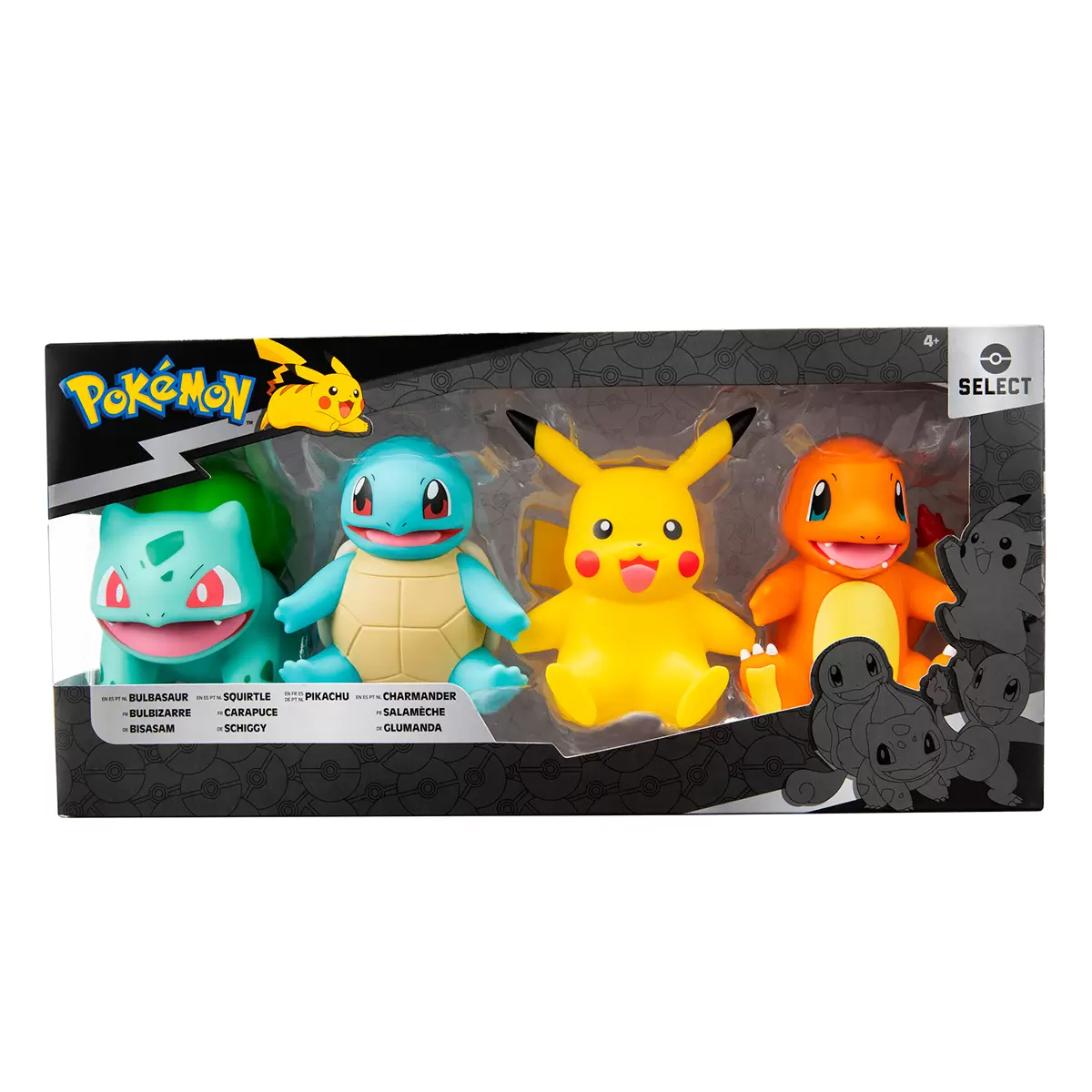 Juego De 4 Figuras Pókemon Select