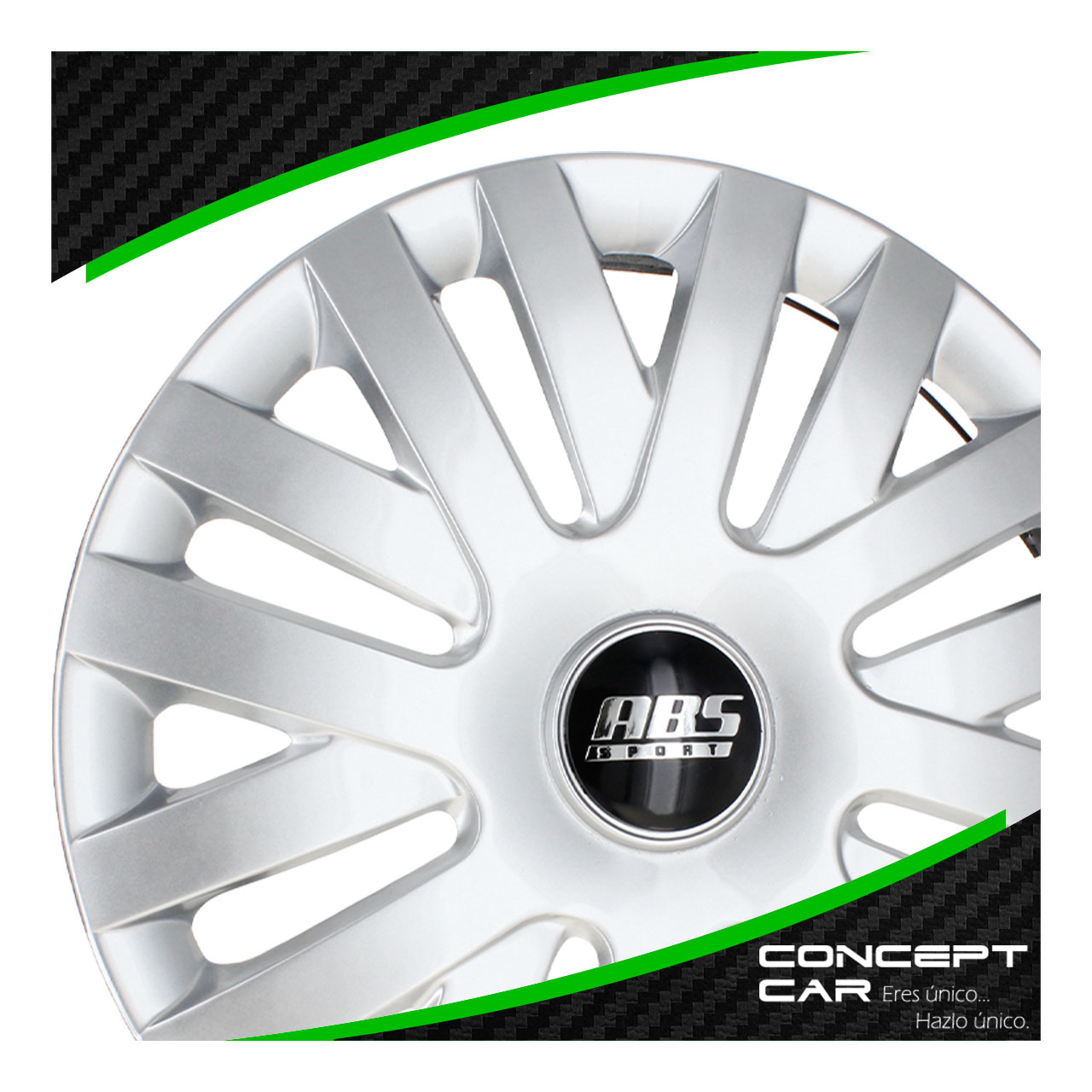 Juego 4 Tapones De Rin 14 Pulgadas Abs Tipo Volkswagen Gol