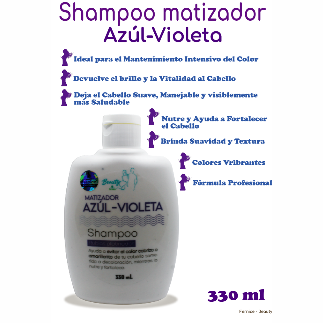 Shampoo Matizador Azul-Violeta 330 ml