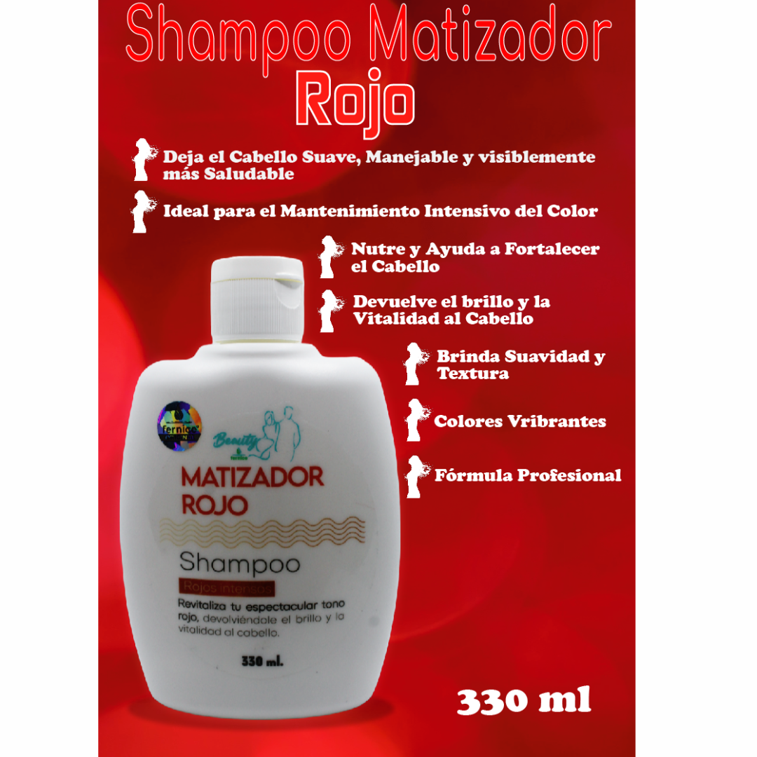 Shampoo Matizador Rojo 330 ml