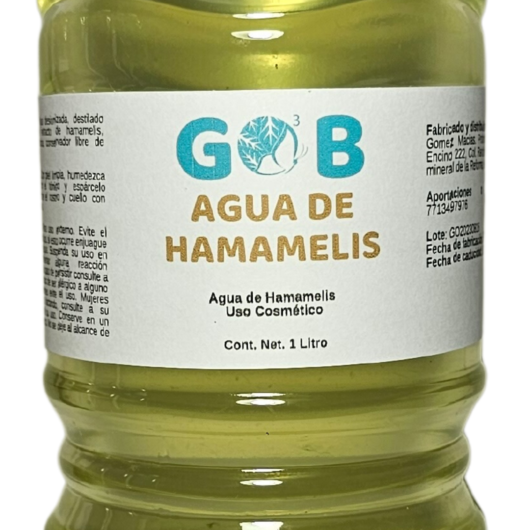 Agua de Hamamelis Tónico Facial Gob 1 Litro