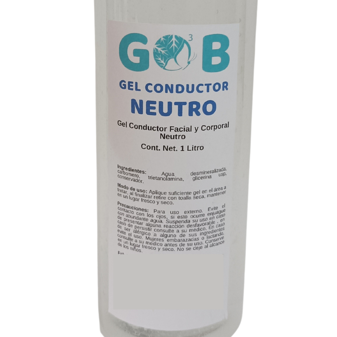 Gel Conductor Neutro Para Aparatología Gob 1 Litro