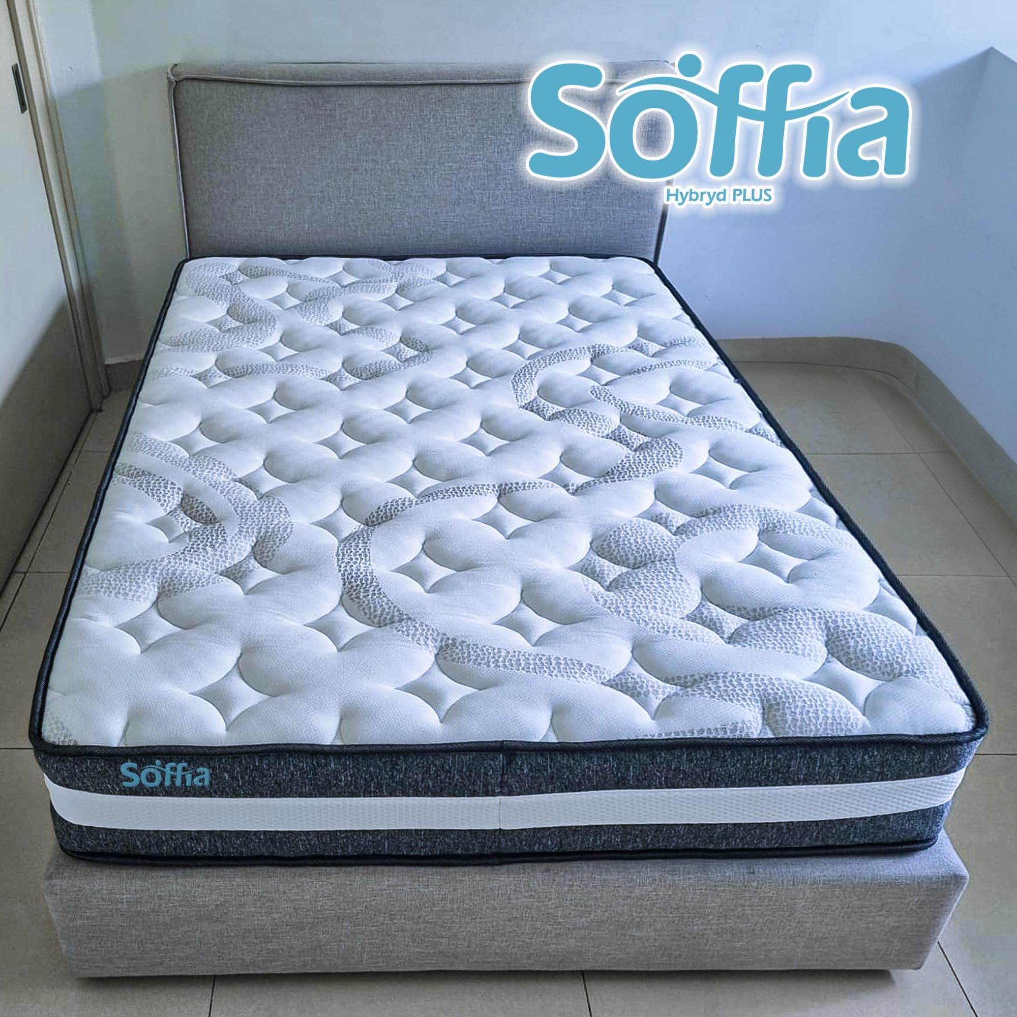 Colchon King Size Soffia Memory Foam Ortopedico Hibrido