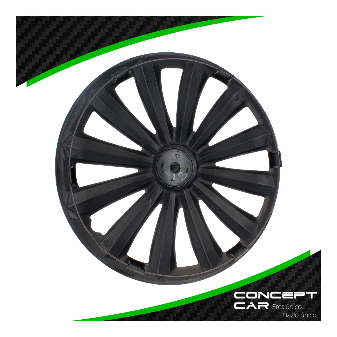  Juego 4 Tapones De Rin 16 Pulgadas Abs Universal 12 Brazos