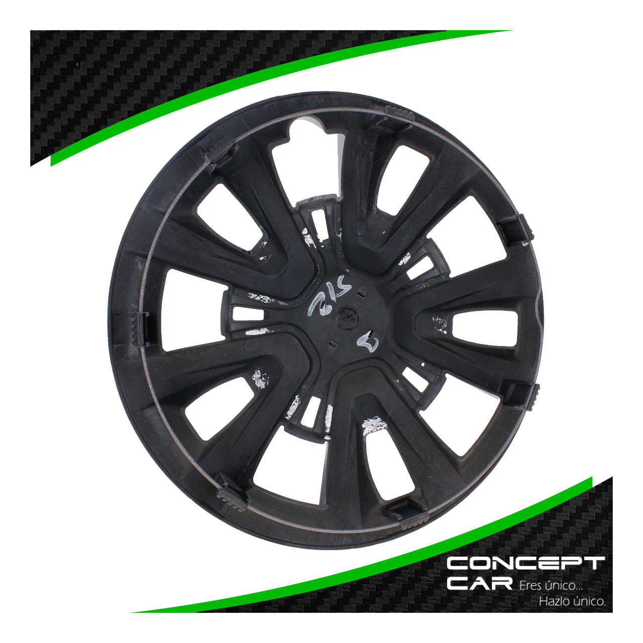 Juego 4 Tapones De Rin 14 Pulgadas Abs 5 Brazos Dobles Univ