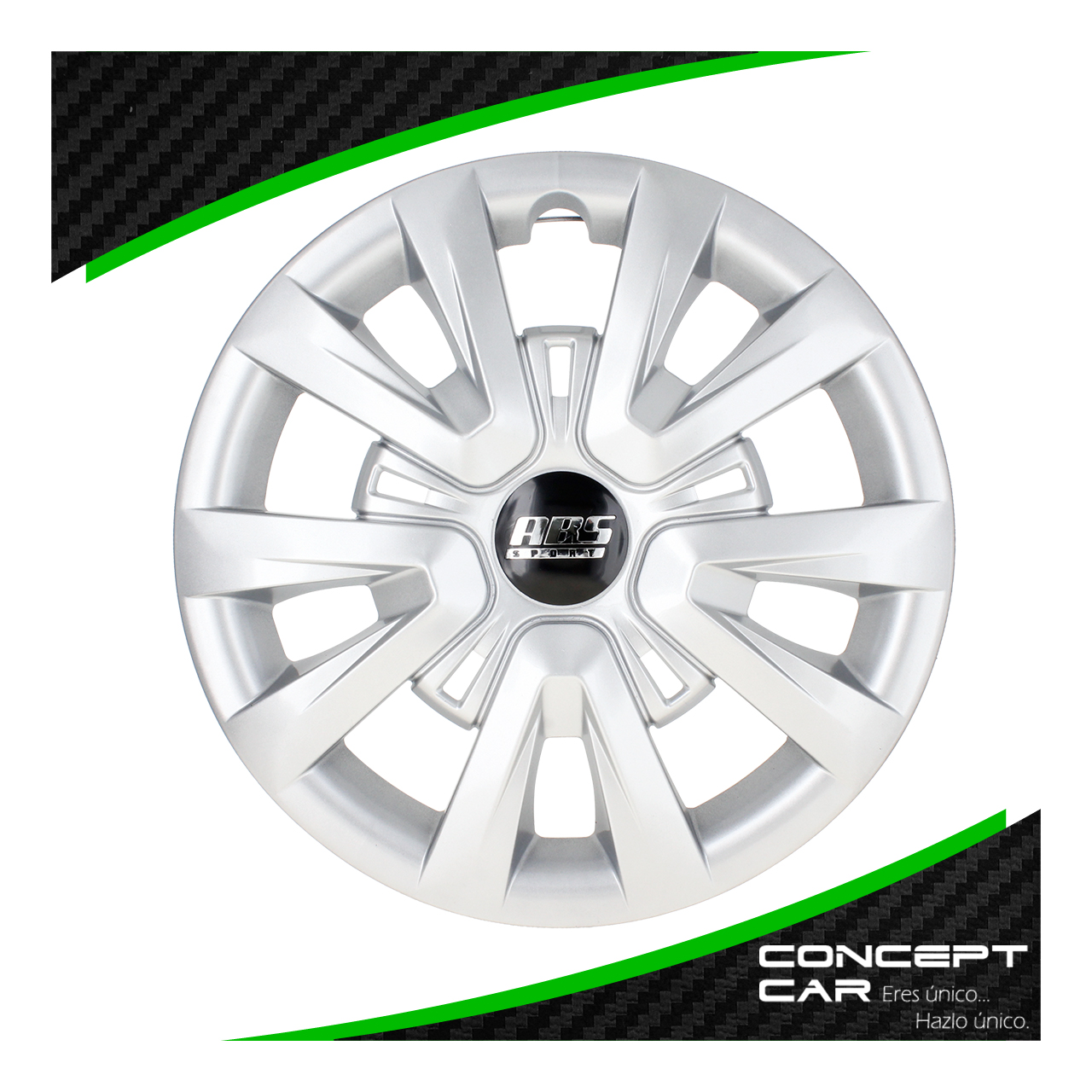 Juego 4 Tapones De Rin 14 Pulgadas Abs 5 Brazos Dobles Univ