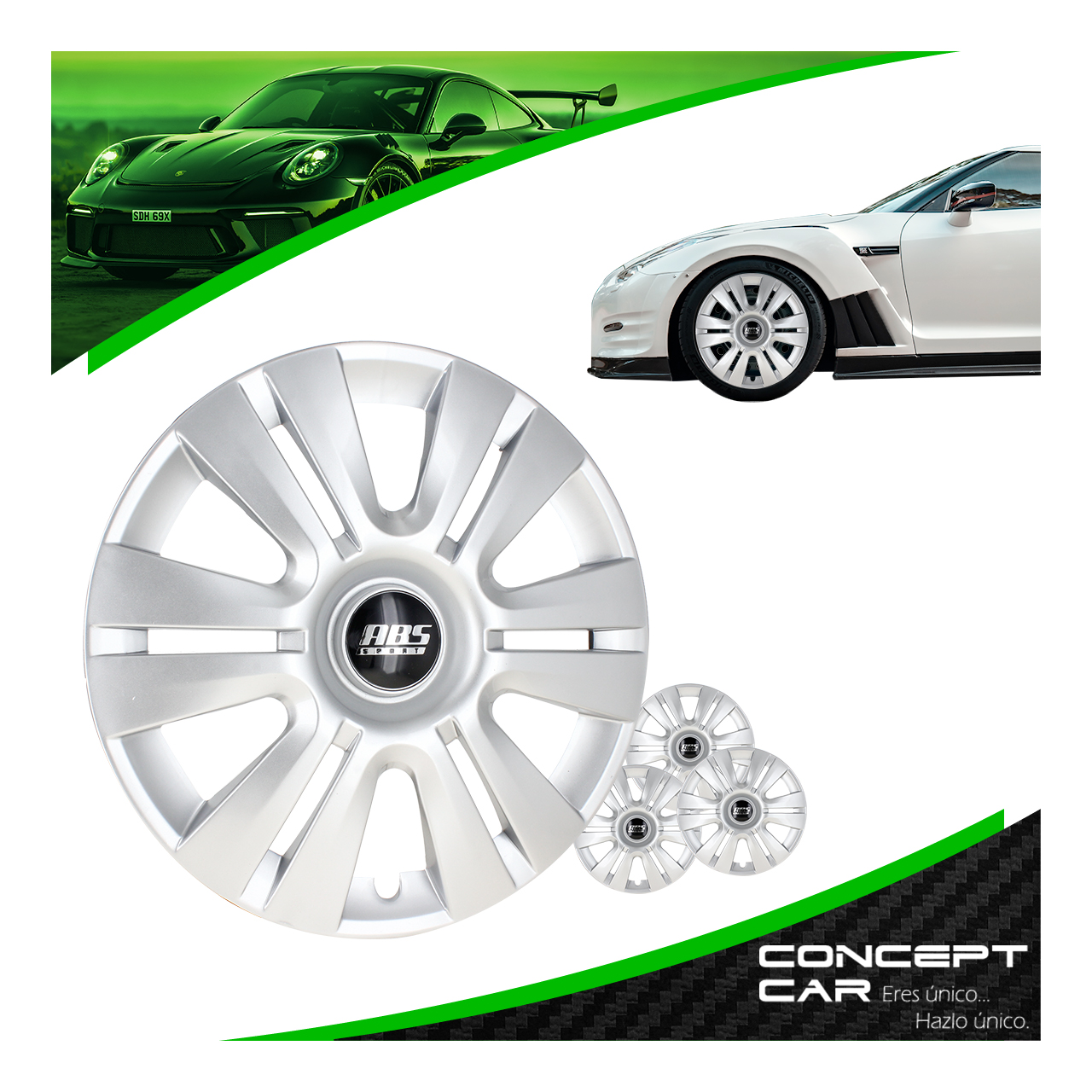 Juego 4 Tapones De Rin 15 Pulgadas Abs Tipo Nissan Urvan