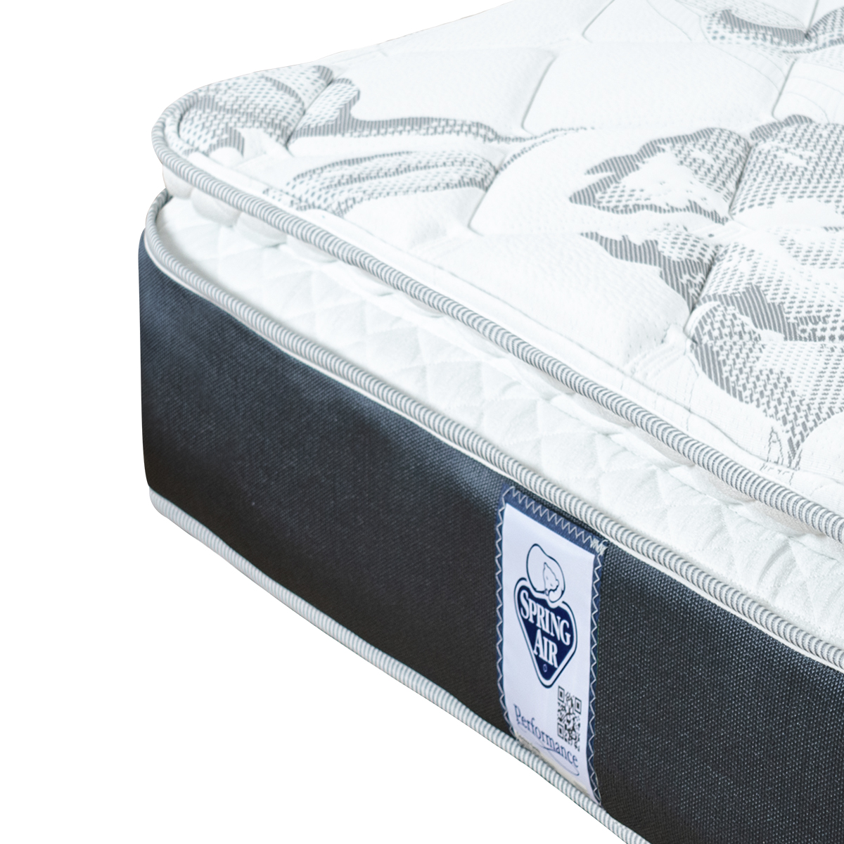 Colchón Matrimonial Spring Air Smith con 1 protector + 2 Almohadas