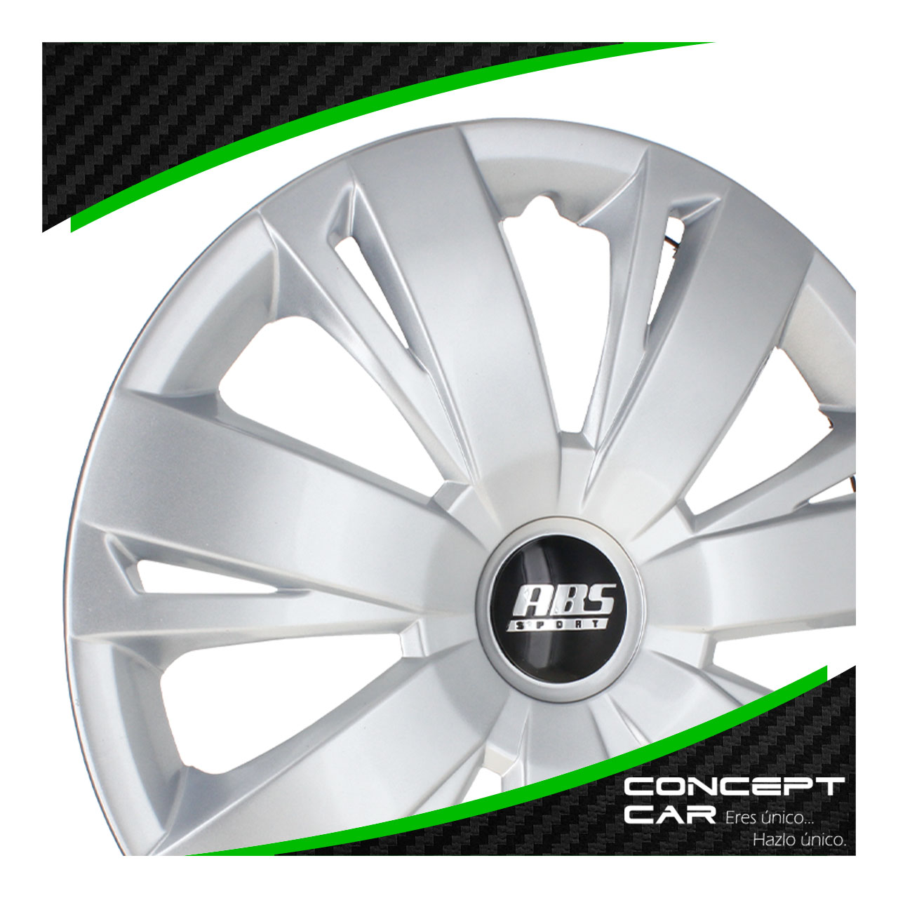 Juego 4 Tapones De Rin 16 Pulgadas Abs Tipo Wv Jetta Gris