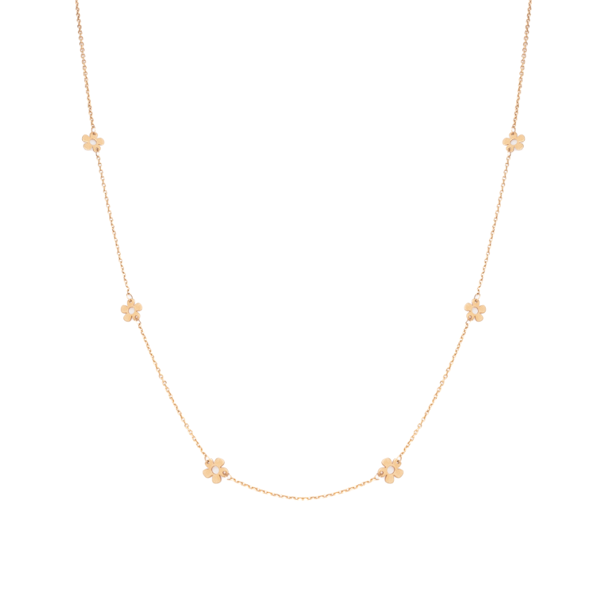 Juego Flores Oro 14 Kilates. Oro Fino Joyería.