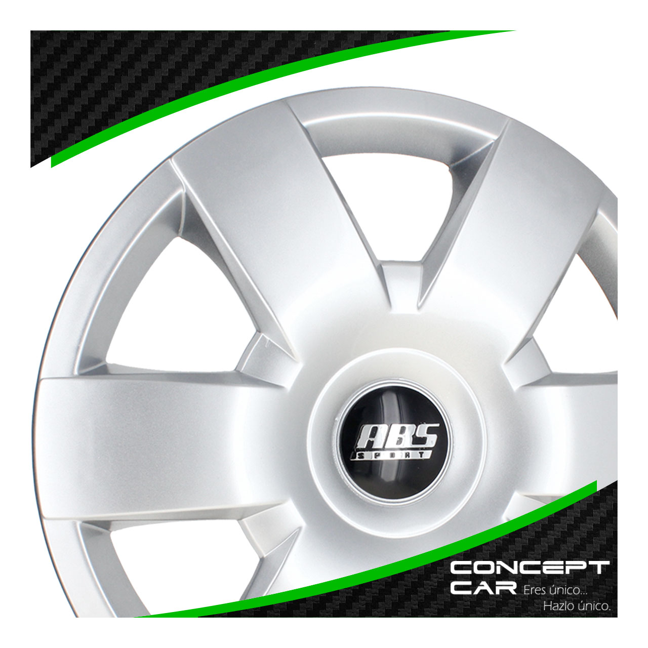 Juego 4 Tapones De Rin 15 Pulgadas Abs Tipo Toyota 6 Brazos 