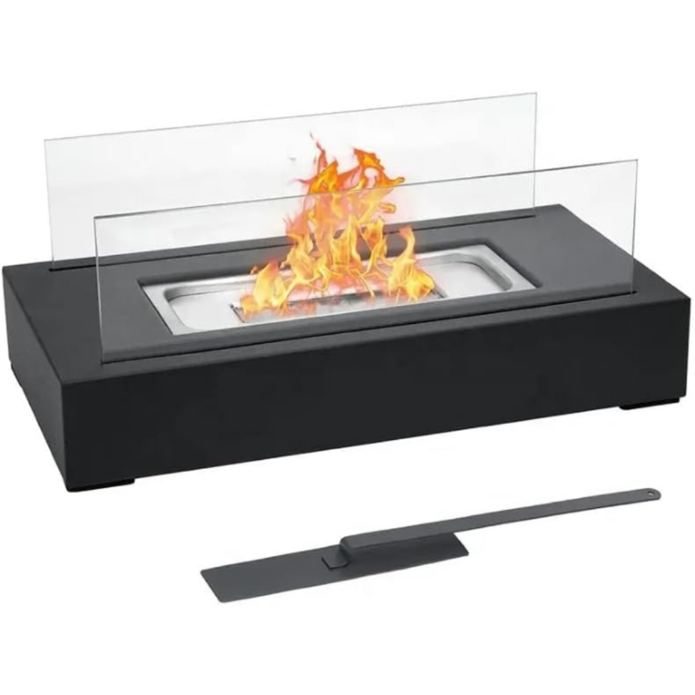 Fogón chimenea bioetanol ecológica portátil interior exterior decorativa elegante 