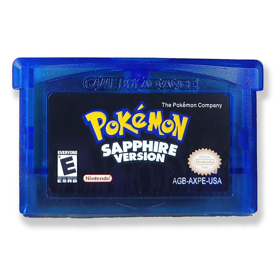 Pokémon Sapphire Gba Juego Físico En Caja Con Protección.