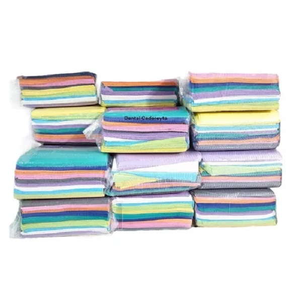 Baberos Campos Quirúrgicos Desechables Con 50 Color Surtido