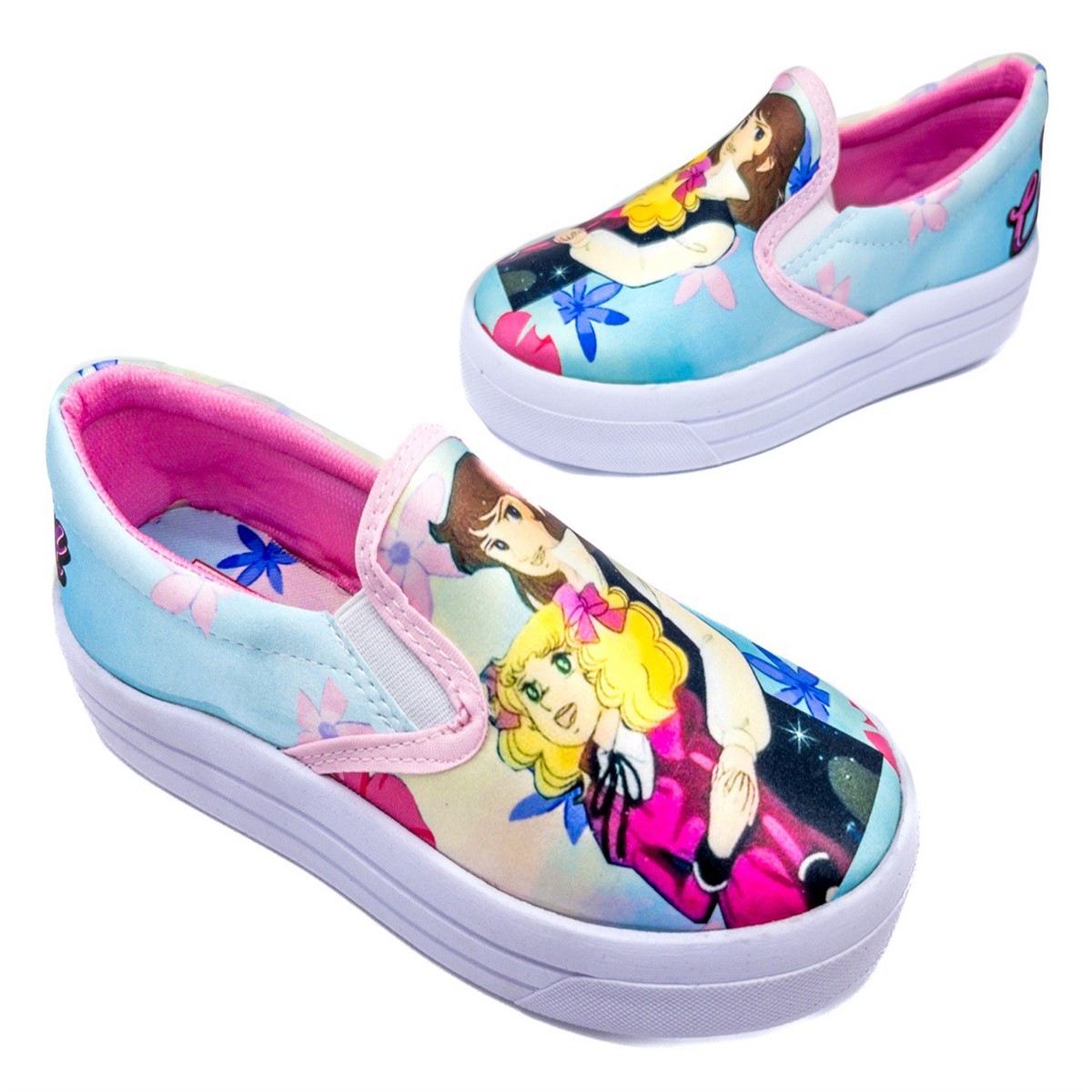 Tenis Niñas Candy Candy Terrence Rosa Anime Manga 430-2-rcc.