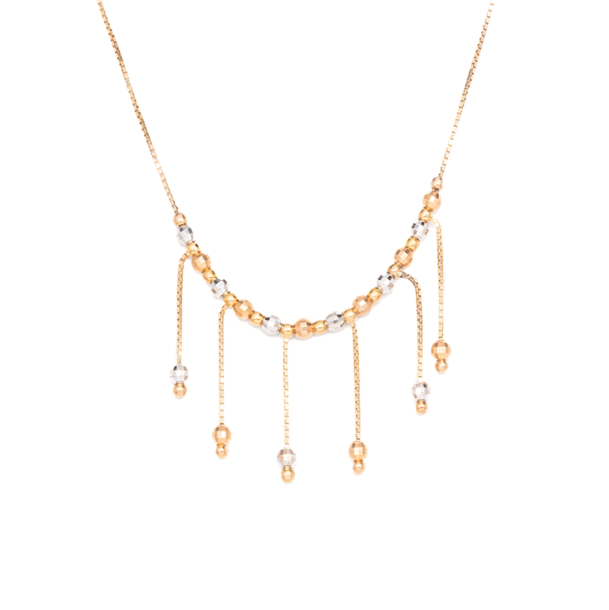 Gargantilla 3 Oros 14 Kilates. Oro Fino Joyería.