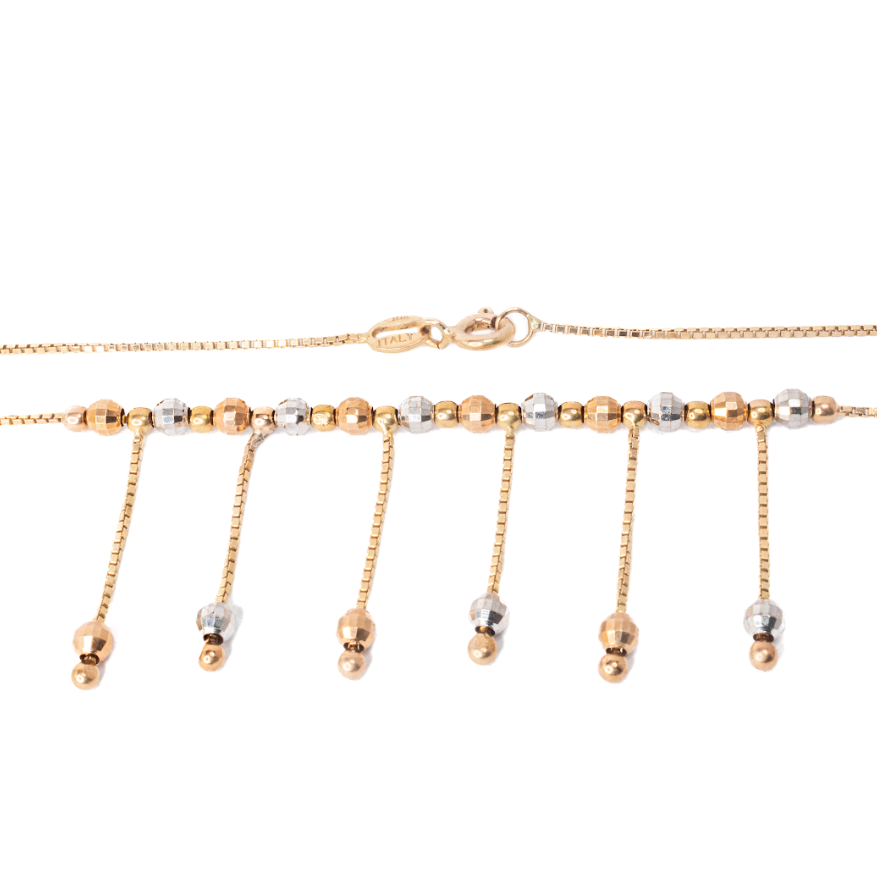 Gargantilla 3 Oros 14 Kilates. Oro Fino Joyería.