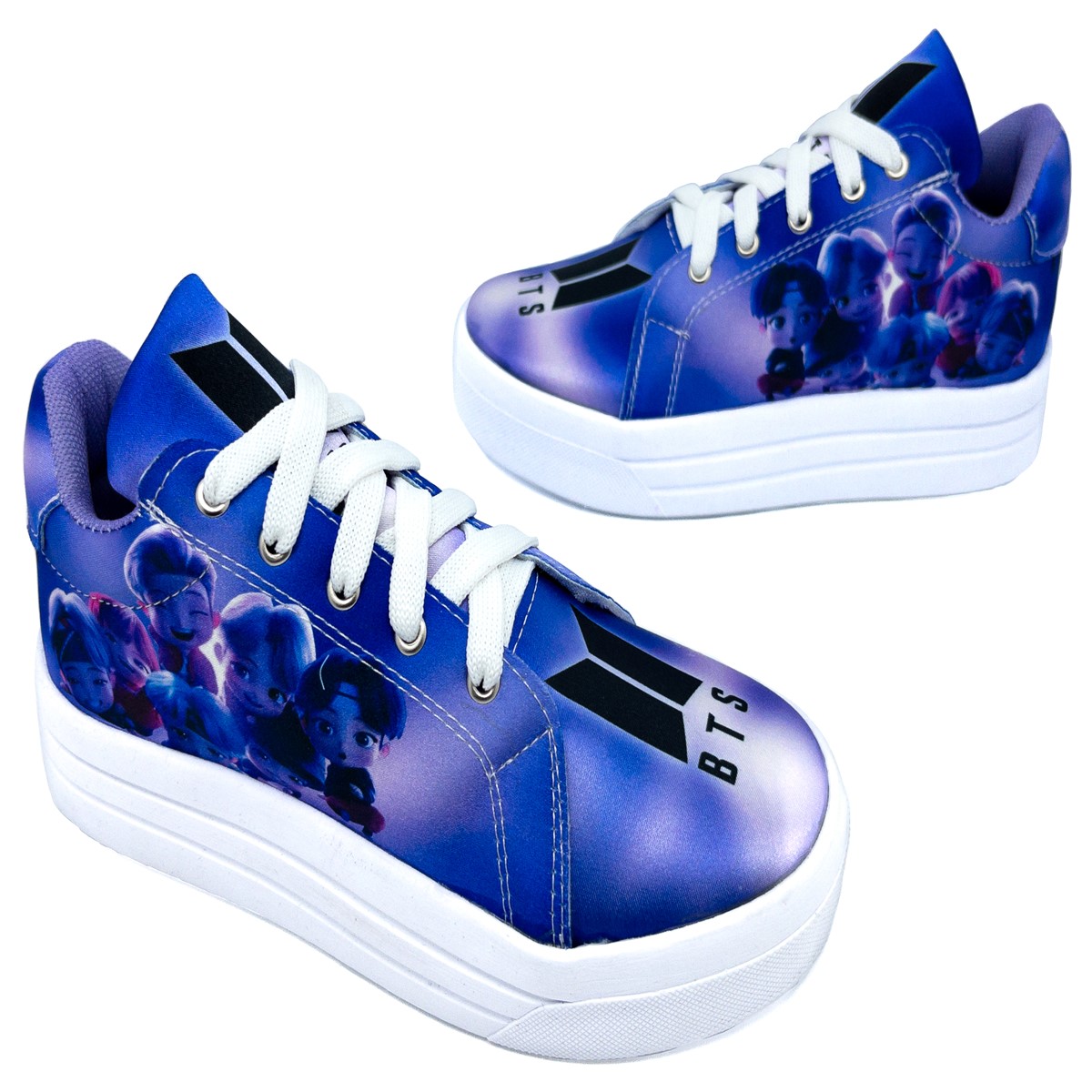 Tenis Bt21 Bts Army K-pop Agujetas Clasicos 422-2-mbts