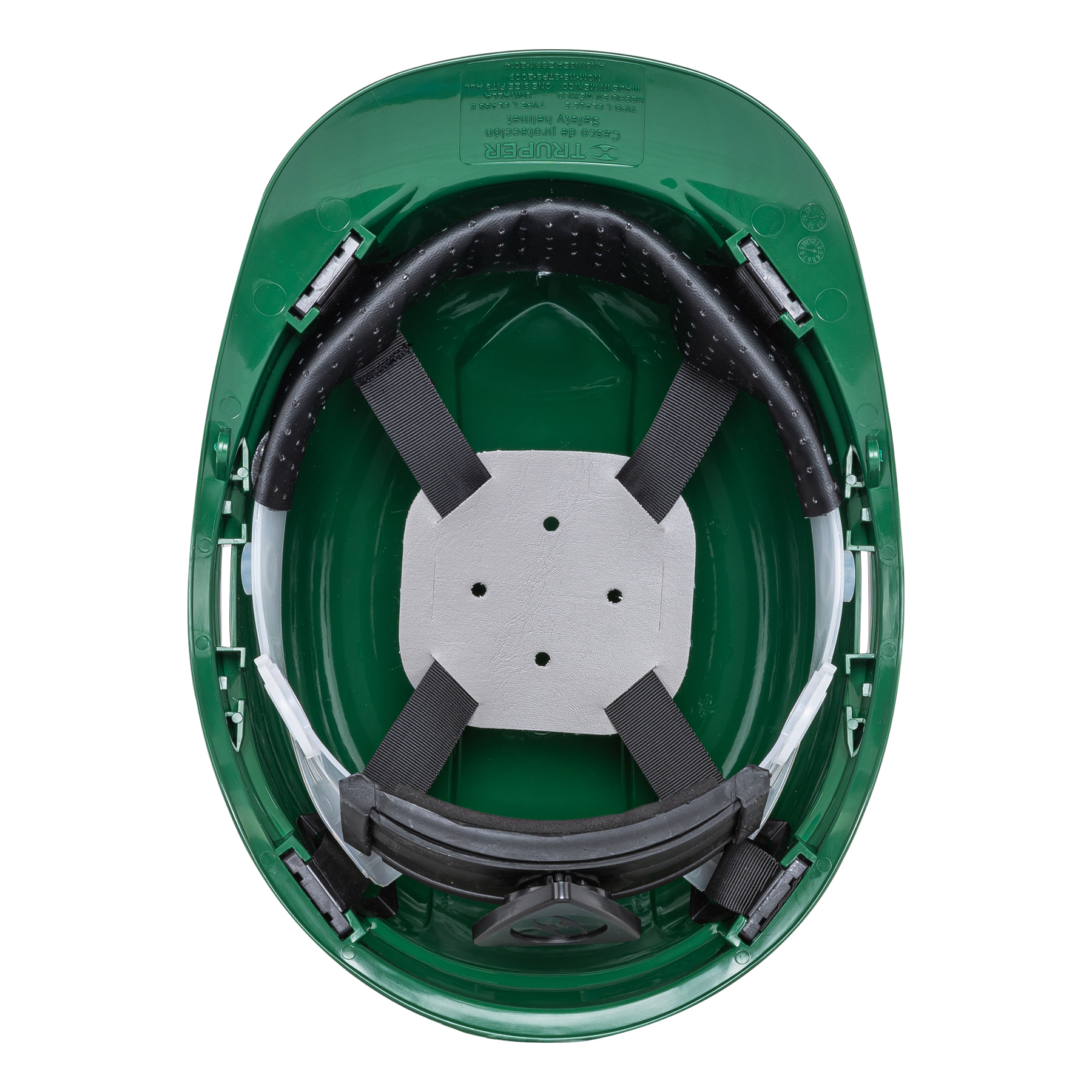 CASCO DE SEGURIDAD, AJUSTE DE MATRACA, VERDE, TRUPER 10374