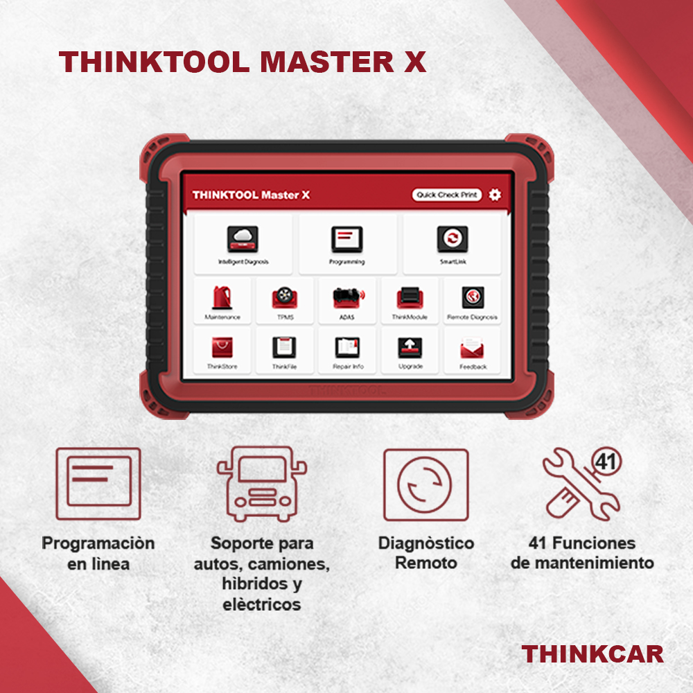 Thinktool Masterx Con Canfd+3años Actualización Gratis E Impresora