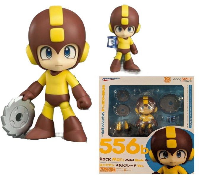 Mega Man 556 B Megaman Nendoroid Figma Figura Juego Muñeco