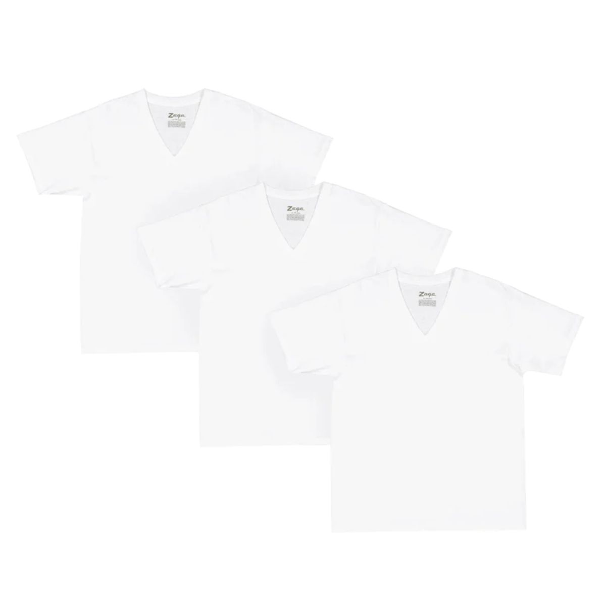 Playera Cuello V de Caballero Zaga 6 Piezas 