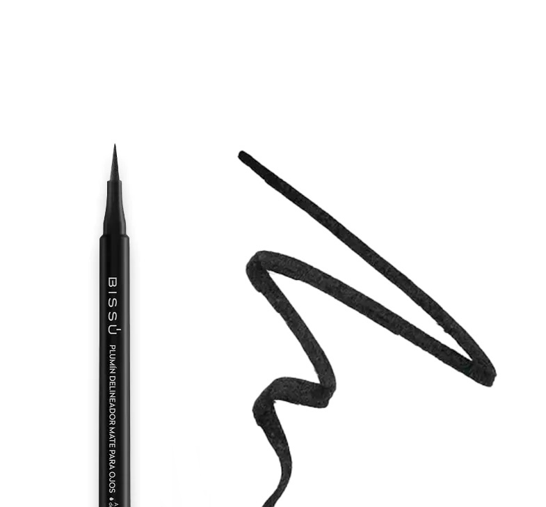 Delineador Líquido Bissú Larga Duración azul 