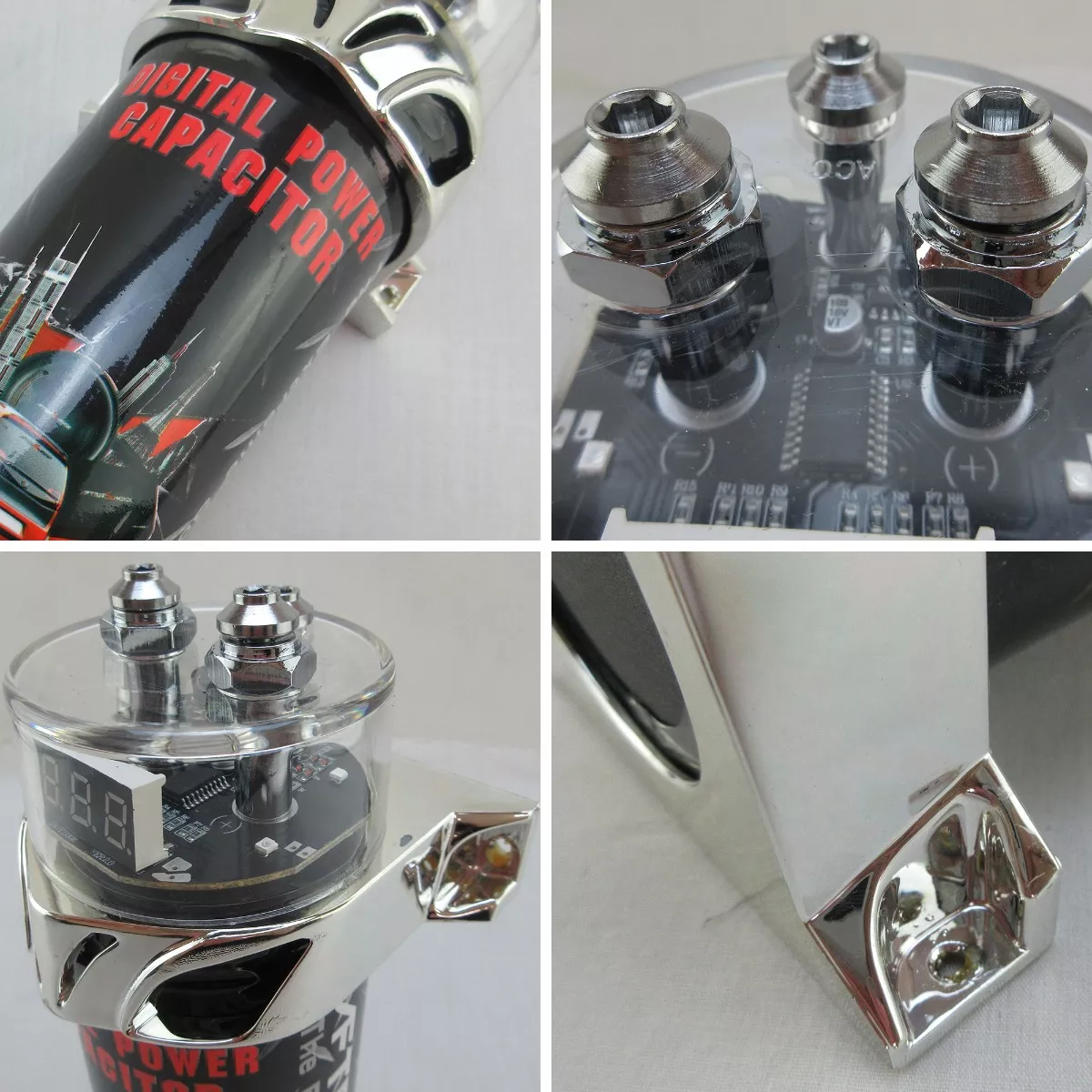 4.0 Faradios Digital Capacitor Para Sonido Audio Rock Carros