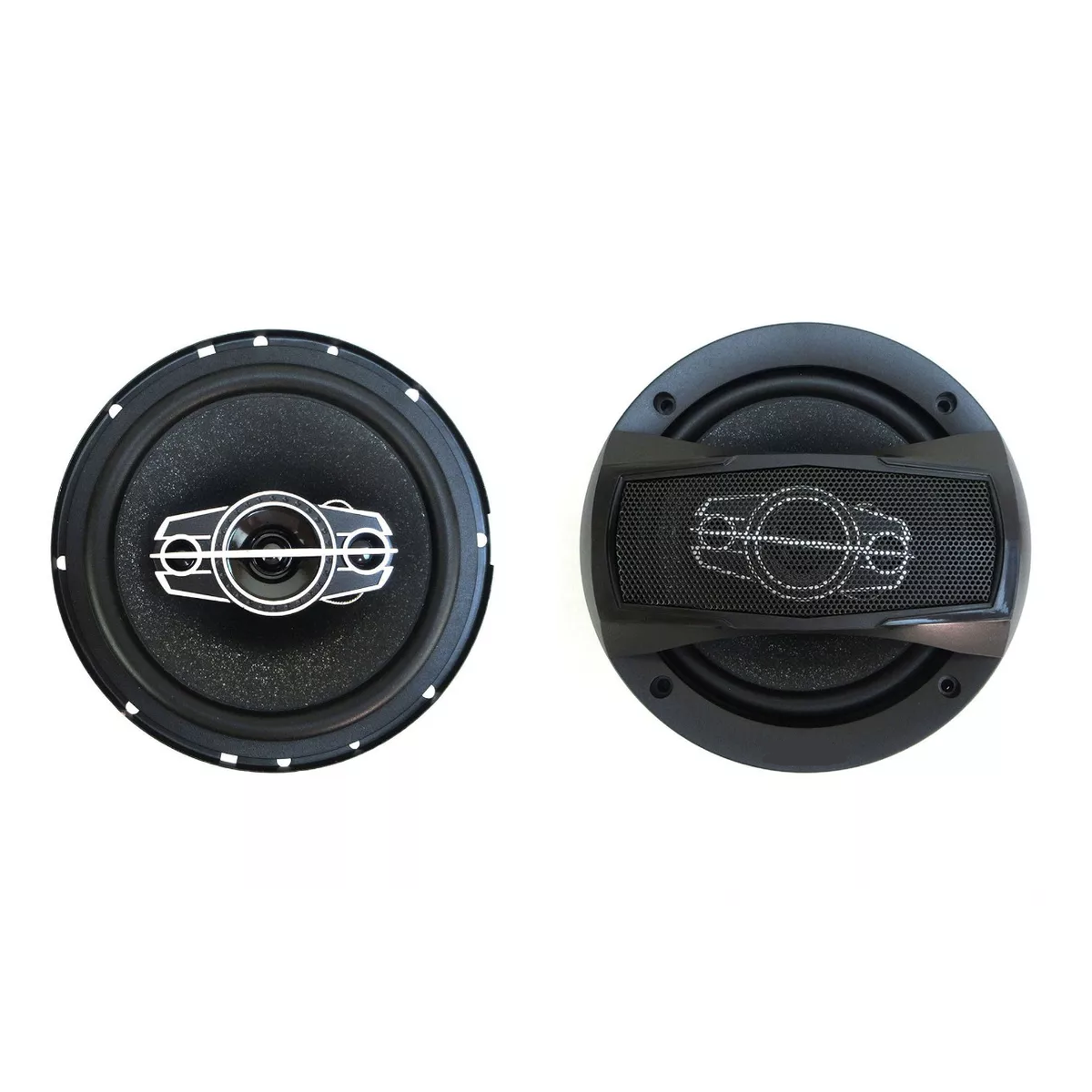 Set 2pcs Bocinas 6.5in Coaxial Para Carro Auto 4 Vías Car Audio